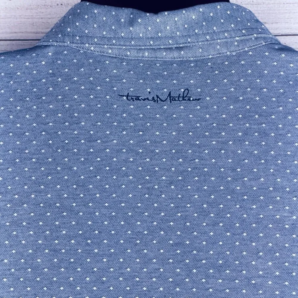 TravisMathew Blue Golf Polo XXL - Picture 3 of 11